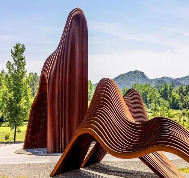 五指山锈钢板造型