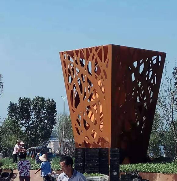 五指山耐候钢板雕塑