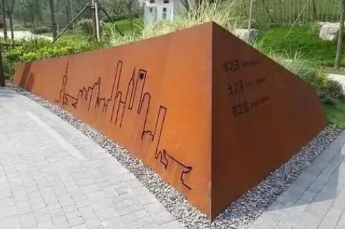 五指山耐候钢挡土墙